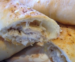 Taco Chicken and Cheese Pizza Rolls