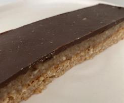 Chocolate Peanut butter slice