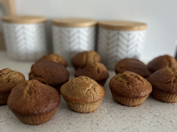 Thermilane (healthier) banana muffins