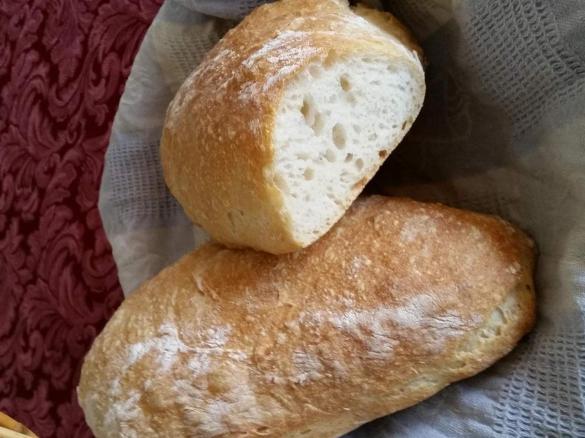 Easy-as Ciabatta Loaf or Rolls