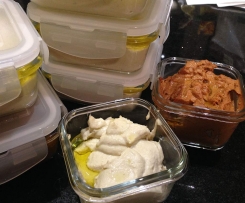 Hummus with dried chickpeas