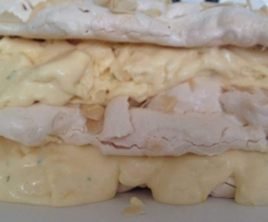Almond Orange Meringue Pud