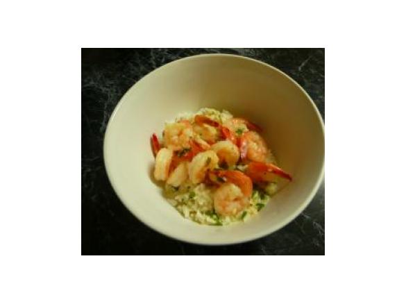 Creamy Garlic Prawns