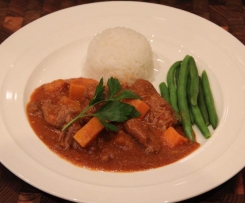 Red Beef and Pumpkin Curry