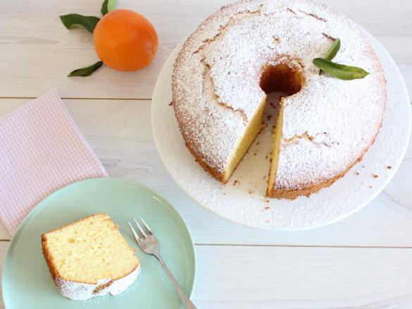 Orange chiffon cake