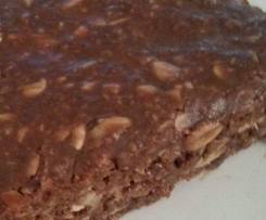 No Bake Chocolate Slice