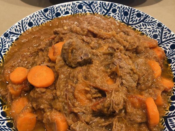 Stewed Beef Brisket with tomato