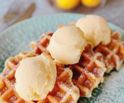 Vi's Lemon curd ice cream