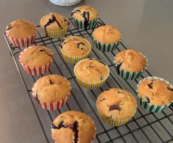 Vegan Blueberry Muffins