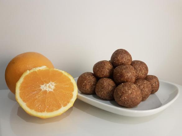 Orange and Poppy Seed Energy Balls
