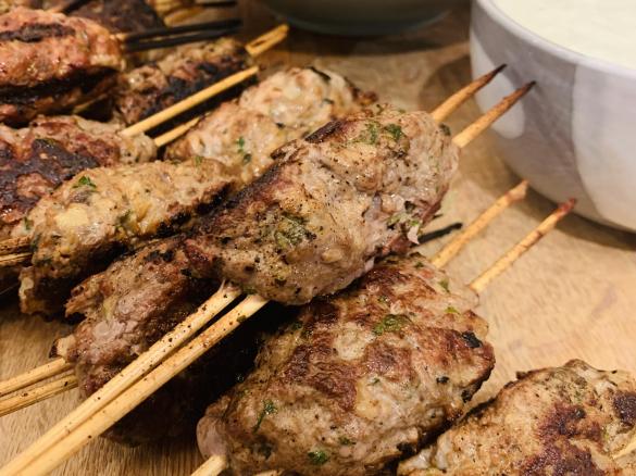 Middle Eastern Beef Koftas