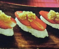 Sweet Sushi with Strawberries & Toasted Quinoa