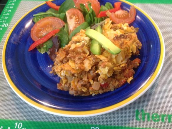 Baked Mexican Nachos.