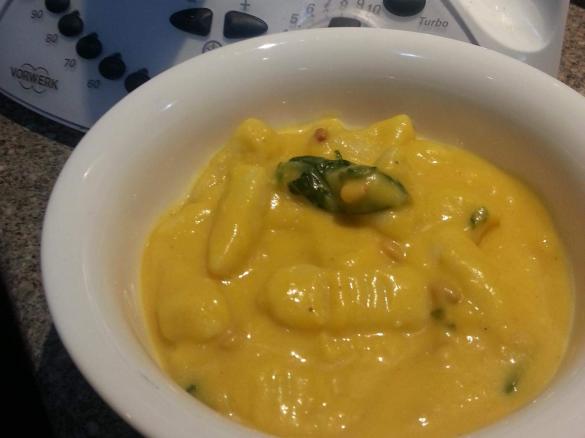 Spiced Pumpkin & Baby Spinach Gnocchi