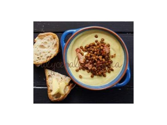Cauliflower, Pancetta and Lentil Soup
