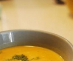 Kumera and Coriander Soup