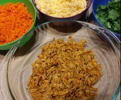 Shredded Moroccan Chicken (our favourite chicken wraps filling)