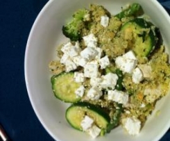 Chicken and Green Vegetable Quinoa Warm Salad