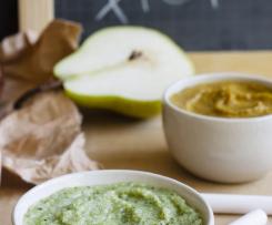 Beef and three-vegetable puree