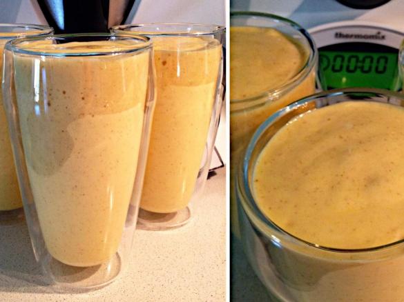 Mango smoothie, tastes like a Mango Cream Weis bar!