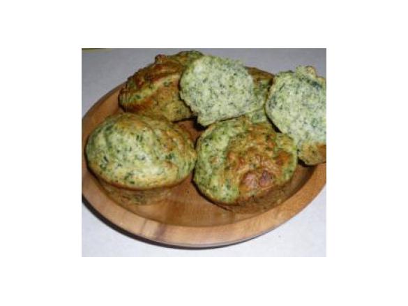Cheese and spinach muffins