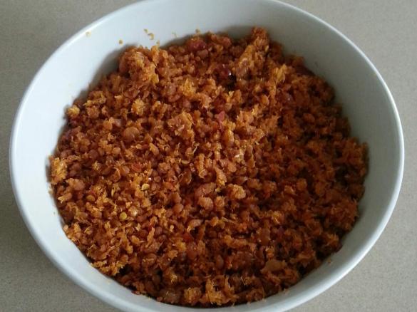 Dried shrimp sambal