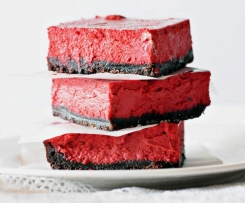 Red Velvet Cheesecake Slices