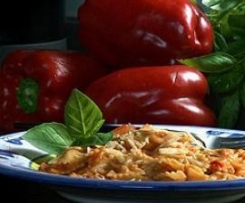 CAPSICUM & MUSHROOM PASTA (ONE BOWL)