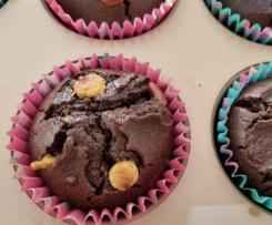 Double Choc Chip Muffins