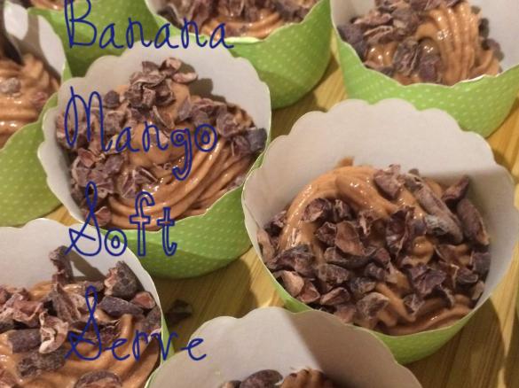 Banana Mango Soft Serve