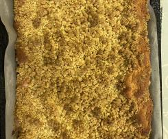 Variation Plum crumble cake