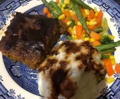 Meatloaf with Barbecue Sauce