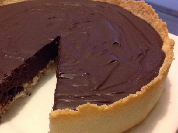 Coconut Chocolate Tart
