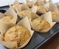 Carrot, Ginger and Sultana Muffins