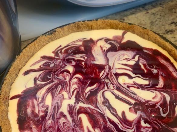 Berry Baked Cheesecake