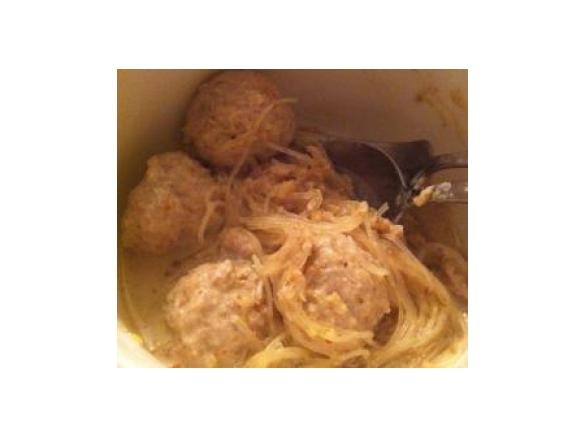 Pork and Prawn meatball curry 