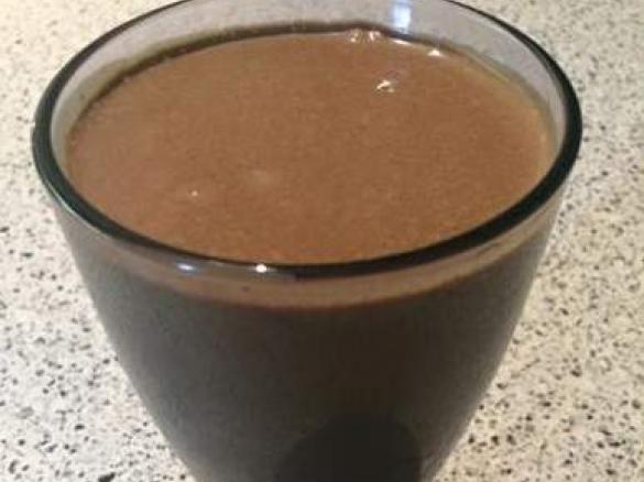 Detoxing choc mint smoothie