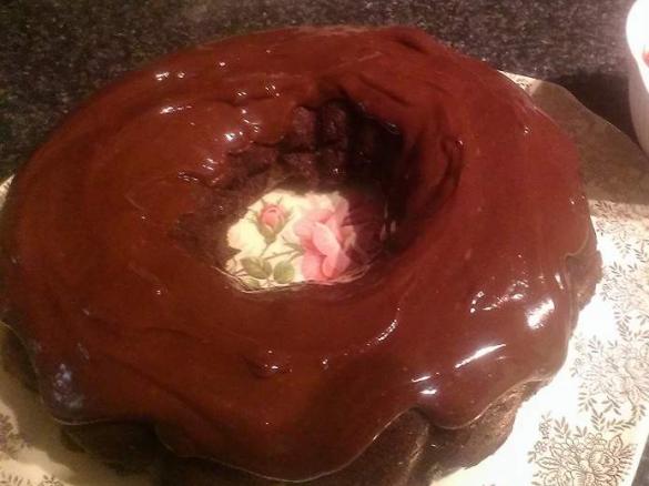 Flourless refined sugar free chocolate cake