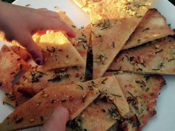 Gluten free pizza with bone broth