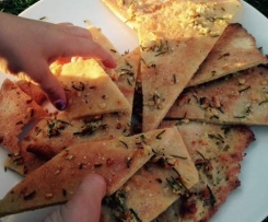 Gluten free pizza with bone broth