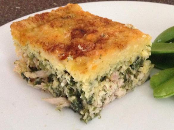 Chicken, Parmesan and Spinach Loaf  ... HOWEZAT!