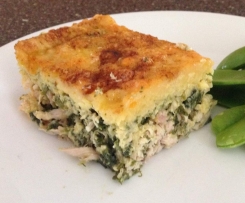 Chicken, Parmesan and Spinach Loaf  ... HOWEZAT!