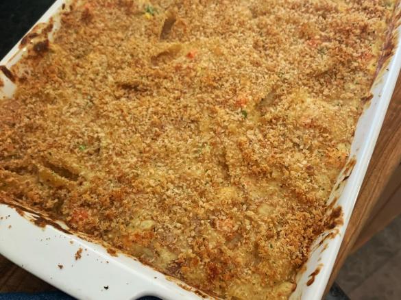 Tuna Mornay Pasta Bake by The Busy Thermie