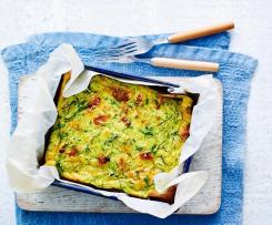 Lactose free Zucchini slice