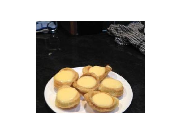 Lemon Butter in Puff Pastry Tarts 