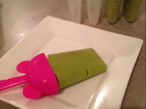 Avocado and Lime Iceblocks