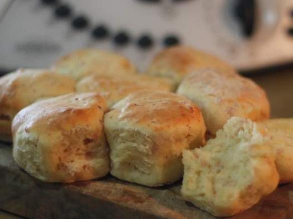 Bacon and cheese scones