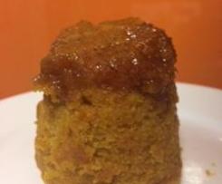 steamed pumpkin and golden syrup pudding