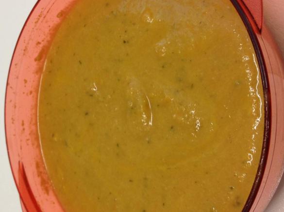 Coconut and sweet potato soup