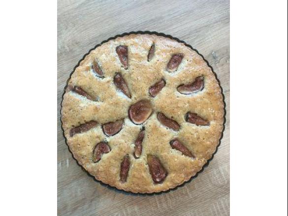 Fig Honey Almond Tart